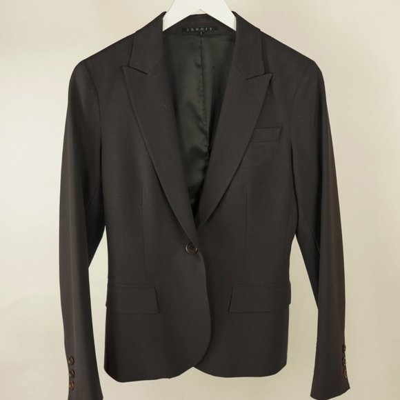 Theory Gabe Brown Single-Button Blazer - Picture 1 of 6
